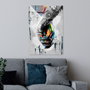 Wallity UV-799 Cuadro Decorativo de Vidrio Templado Multicolor 70 x 100 cm
